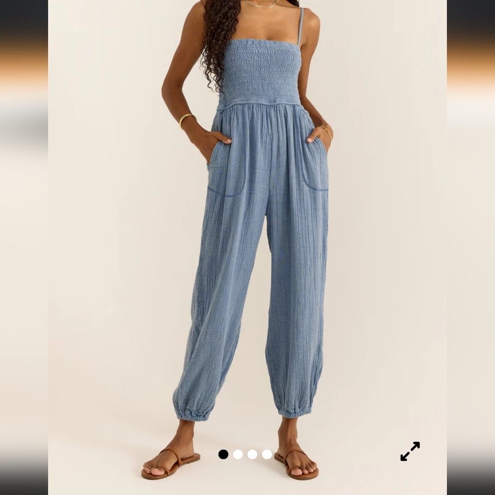 Blue Denim colored Jumpsuit By Z supply